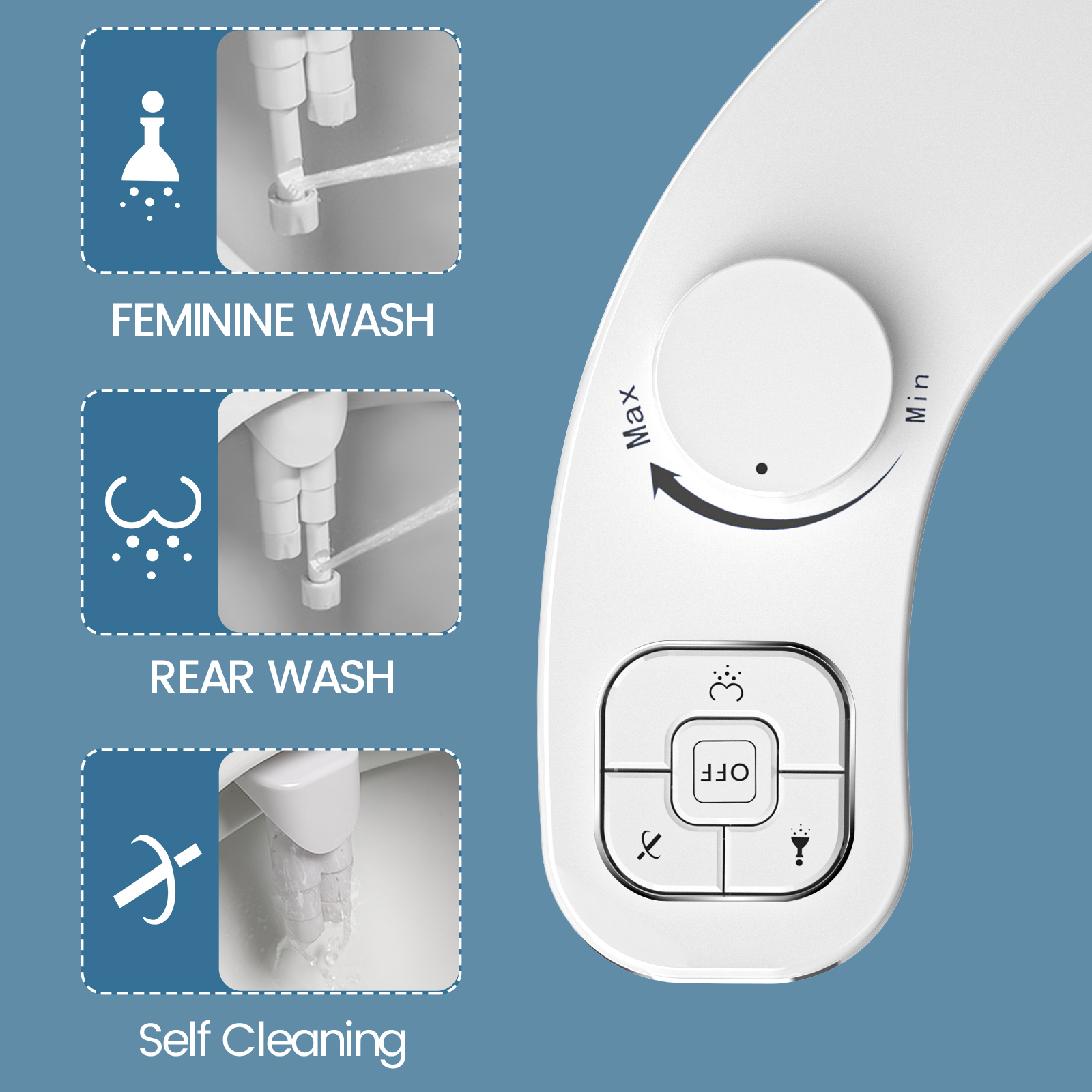 ECO-Shower Non-Electric Toilet Bidet Shower - Image 2